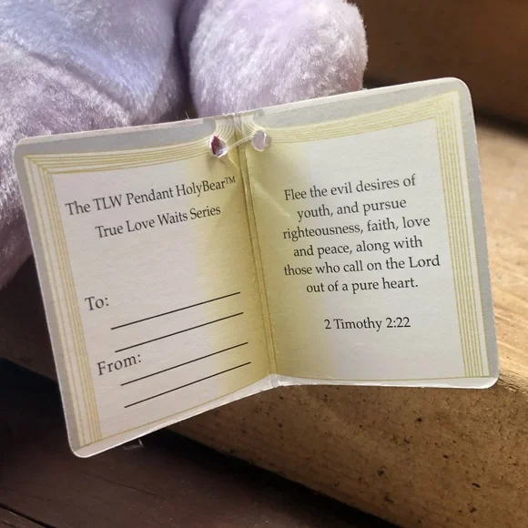True Love Waits Holy Bear - Picture 3 of 3